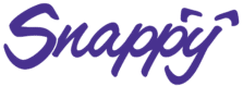 logo snappy roxo